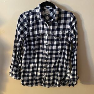 J. Crew Women’s light flannel Button Down